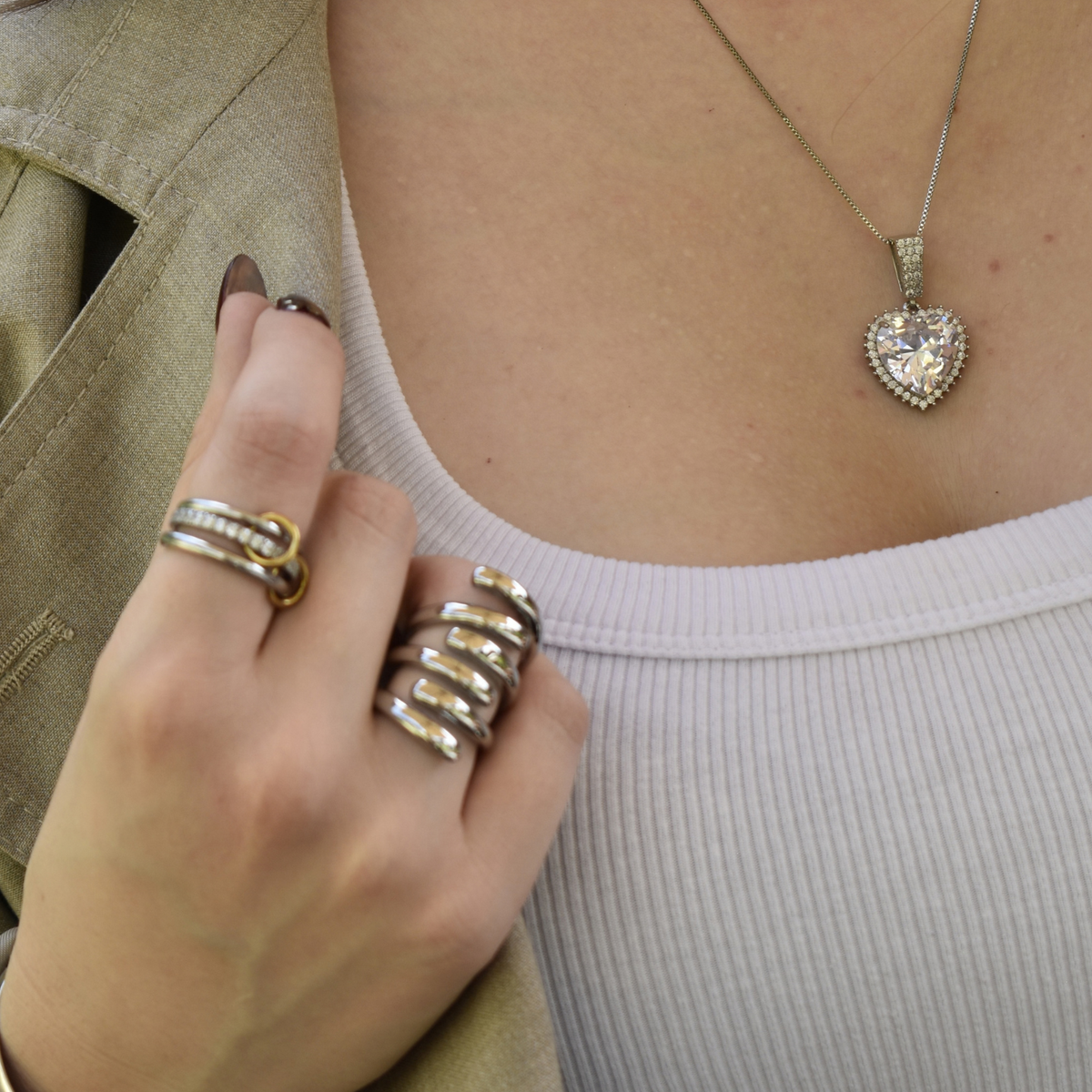 GRETA HEART NECKLACE