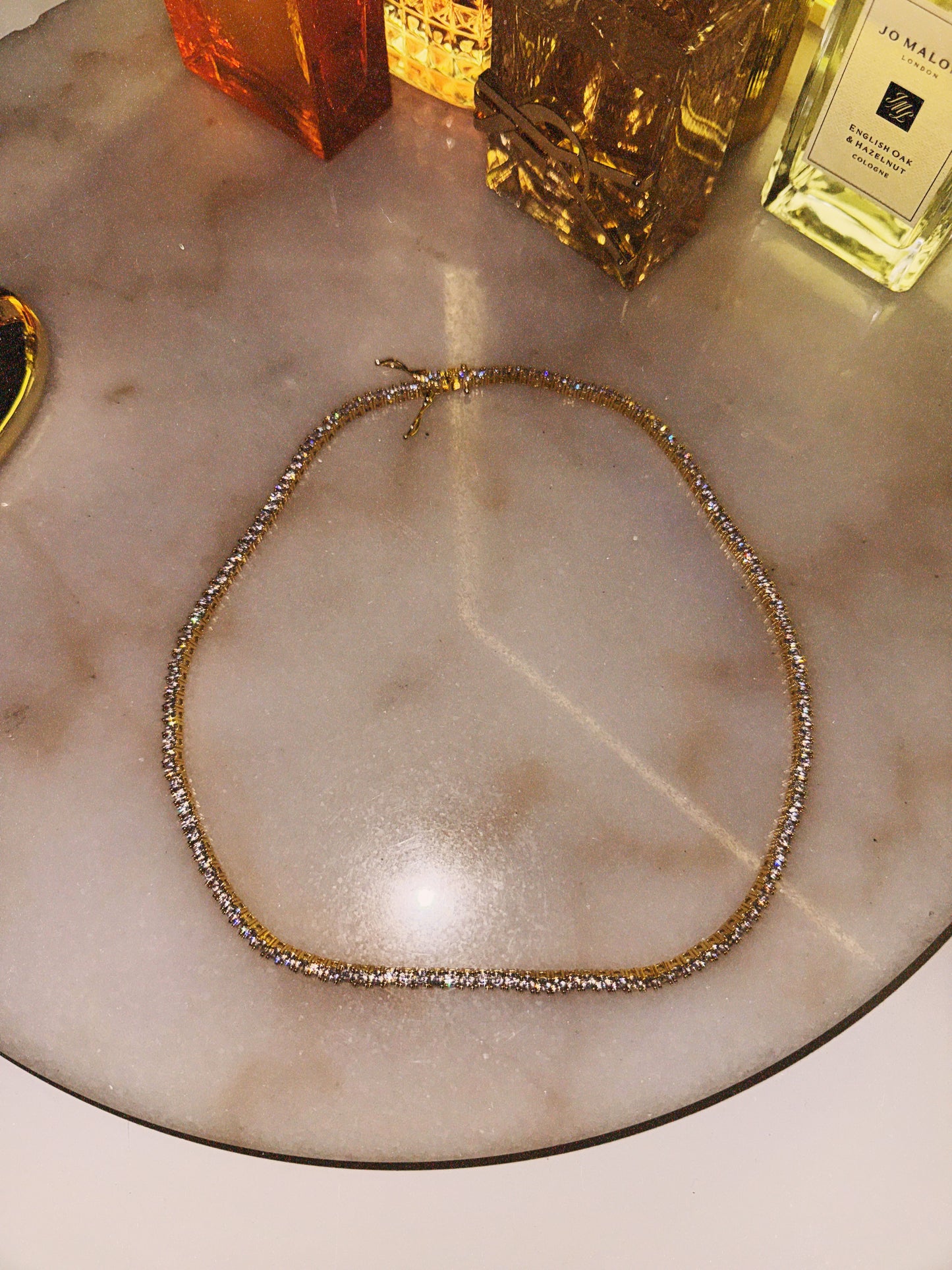 AURA TENNIS NECKLACE