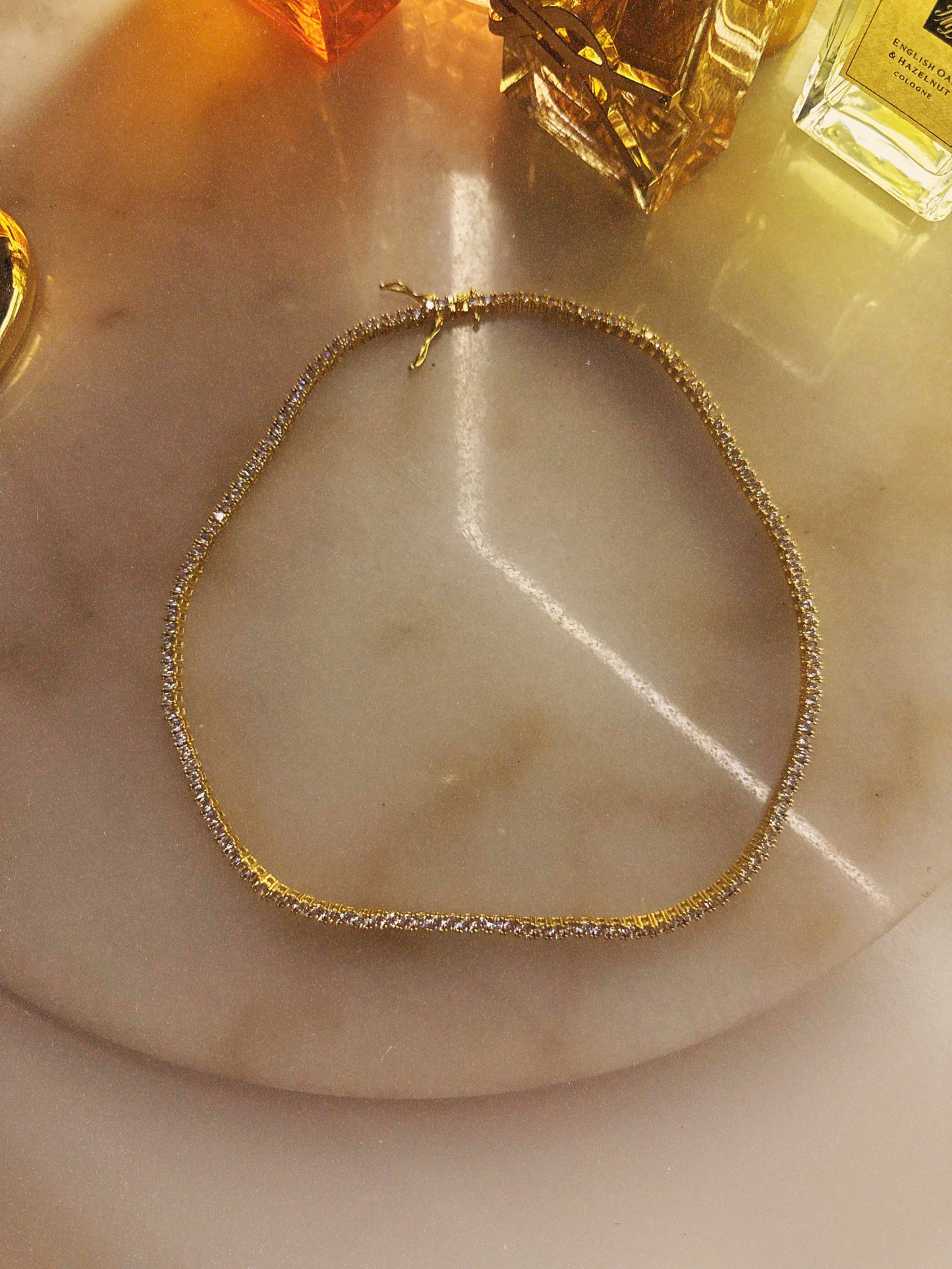 AURA TENNIS NECKLACE