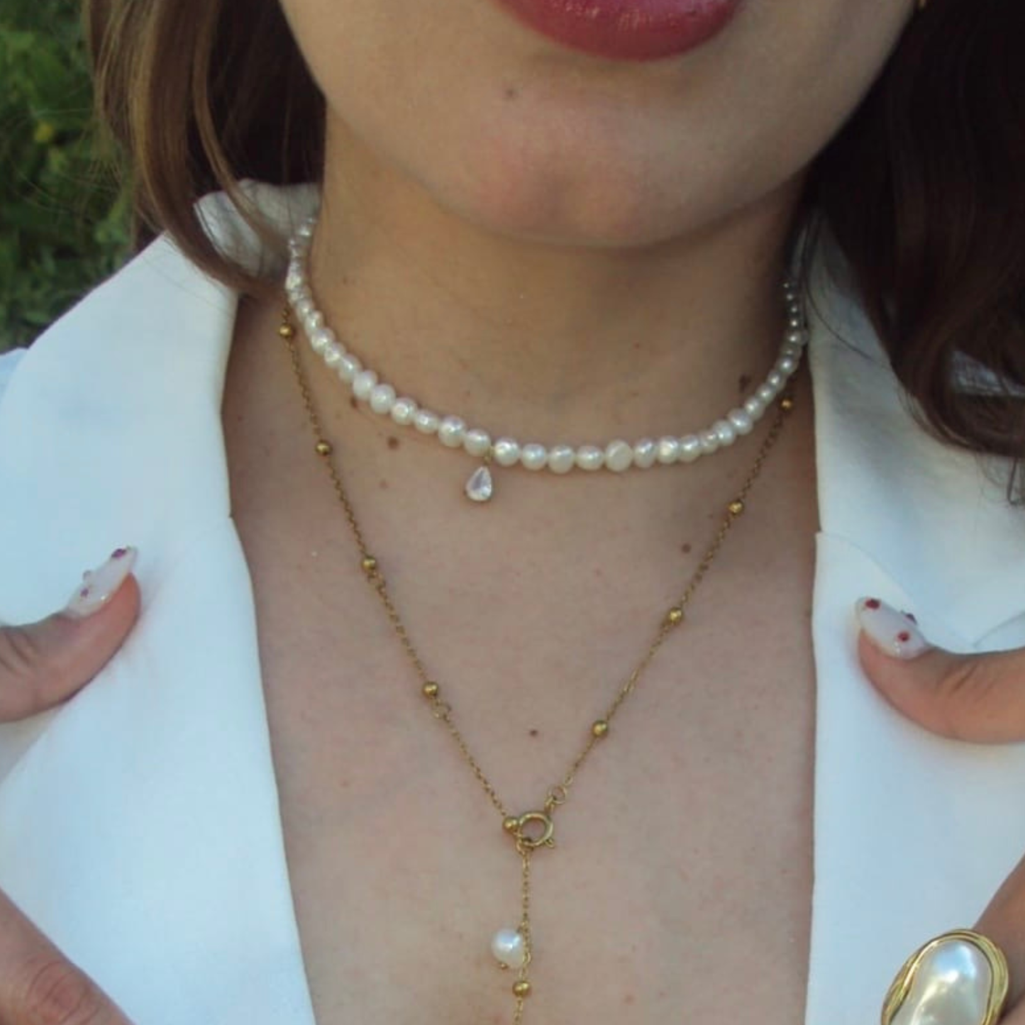 VIVIEN PEARL NECKLACE