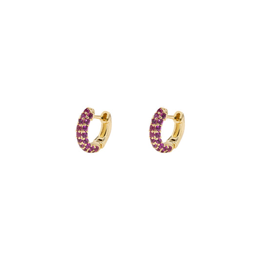 ZARA PINK HOOPS