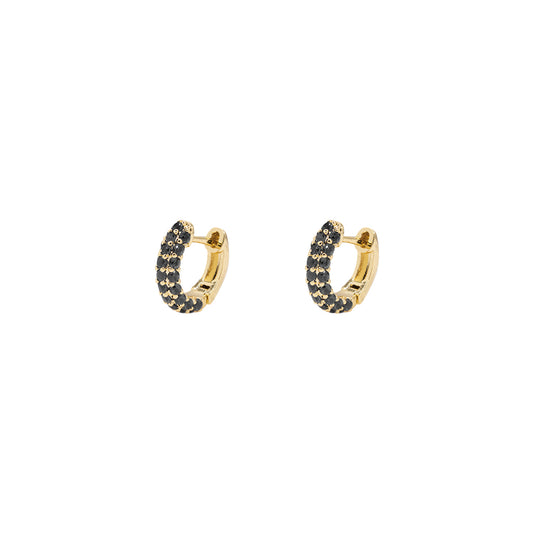 ZARA BLACK HOOPS