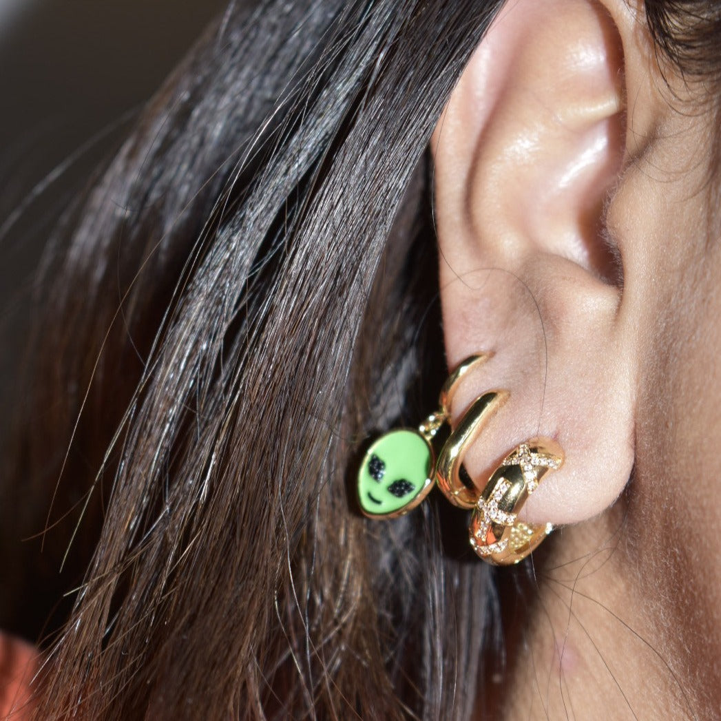 ALIEN EARRINGS