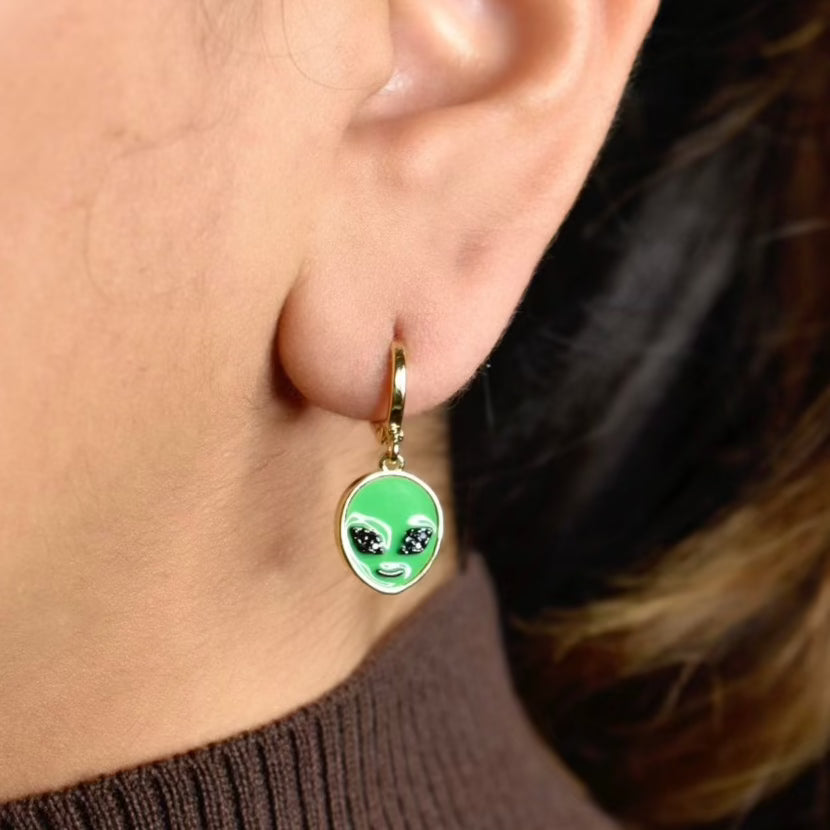 ALIEN EARRINGS